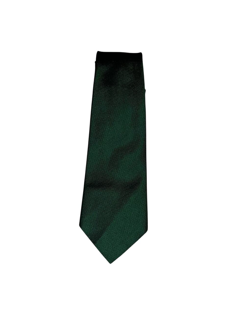 Vintage Emerald Green Silk Necktie Classic Business Formal